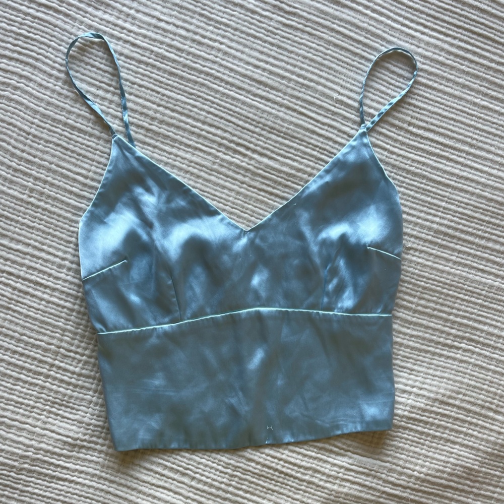 Satin Abercrombie Tank